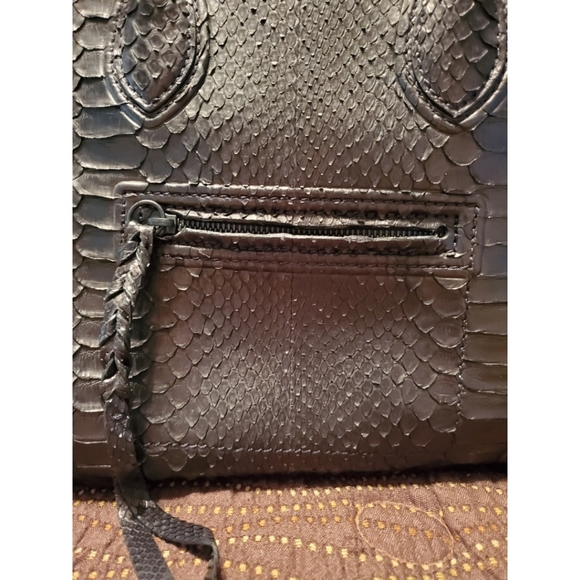 CELINE Medium Black Python Phantom Tote - Picture 4 of 12
